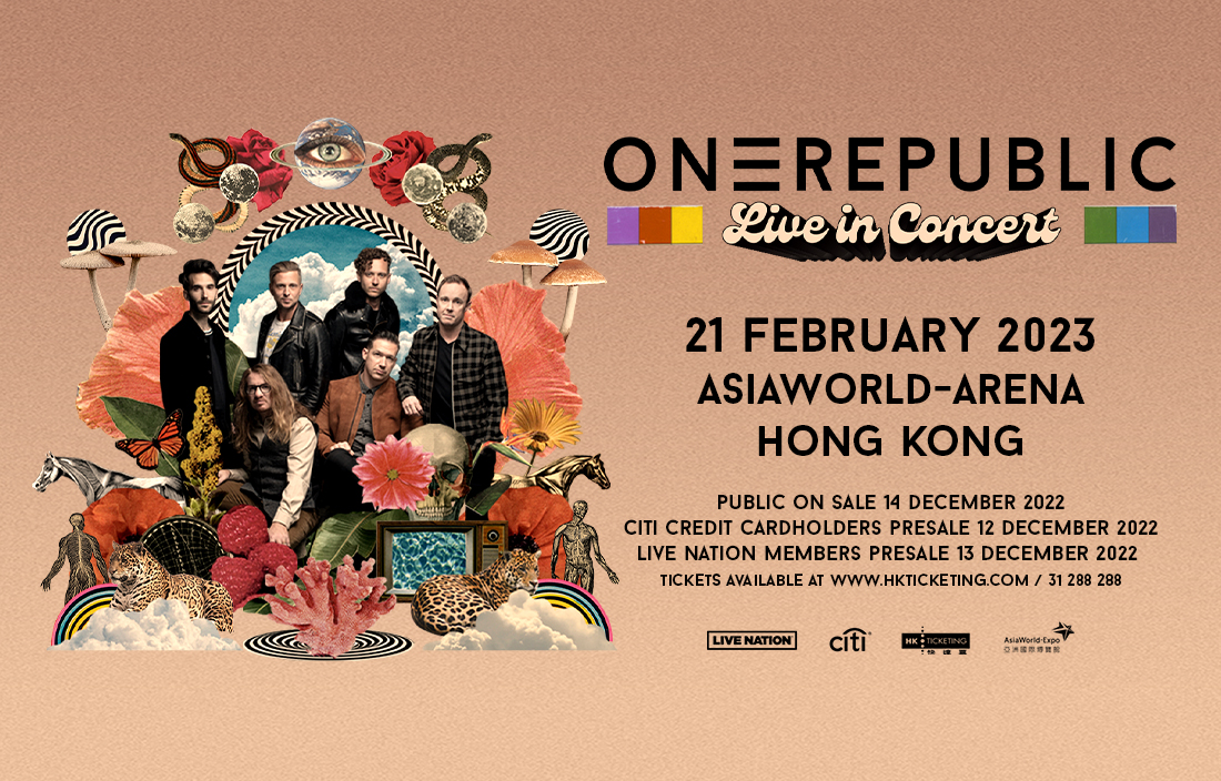 ONEREPUBLIC “From Asia, With Love” 2026 in Hong Kong