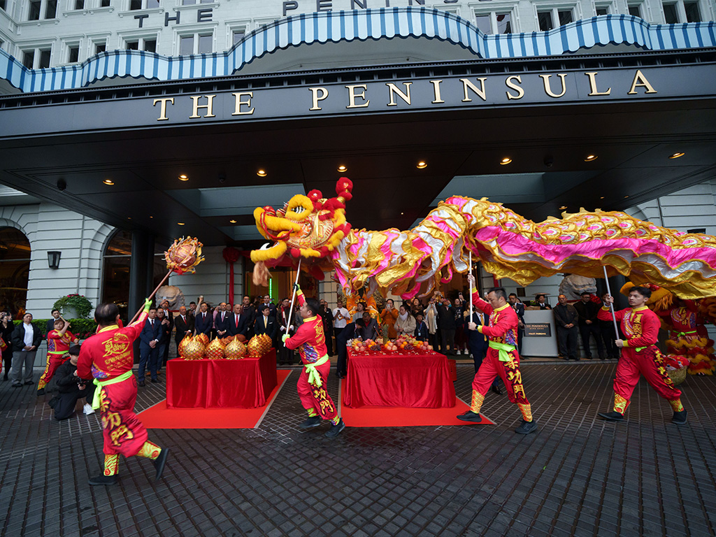 The Peninsula Lion and Dragon Dance